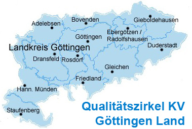 Map Collaborators in the surroundings of Göttingen